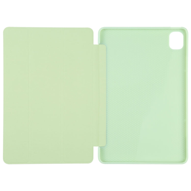 For Xiaomi Mi Pad 5 TPU Three-fold Leather Tablet Case