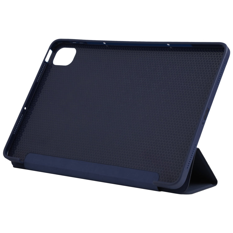 For Xiaomi Mi Pad 5 TPU Three-fold Leather Tablet Case