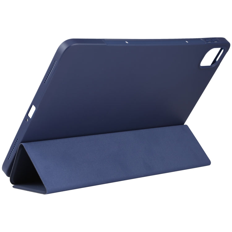 For Xiaomi Mi Pad 5 TPU Three-fold Leather Tablet Case