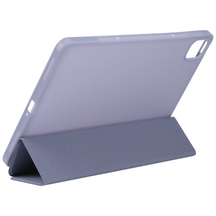 For Xiaomi Mi Pad 5 TPU Three-fold Leather Tablet Case