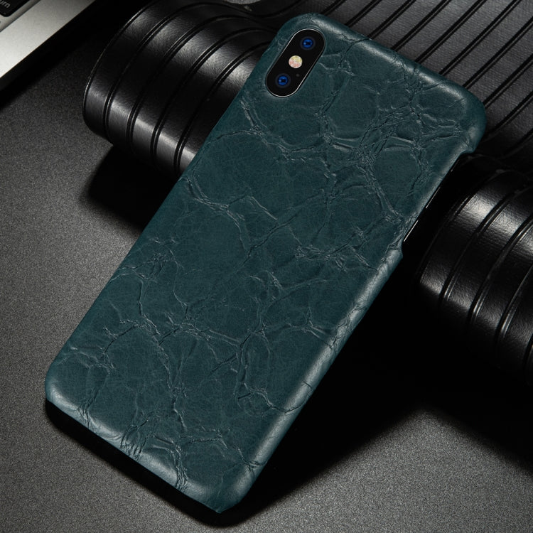 For iPhone XS Max Retro Dragon Texture Phone Case