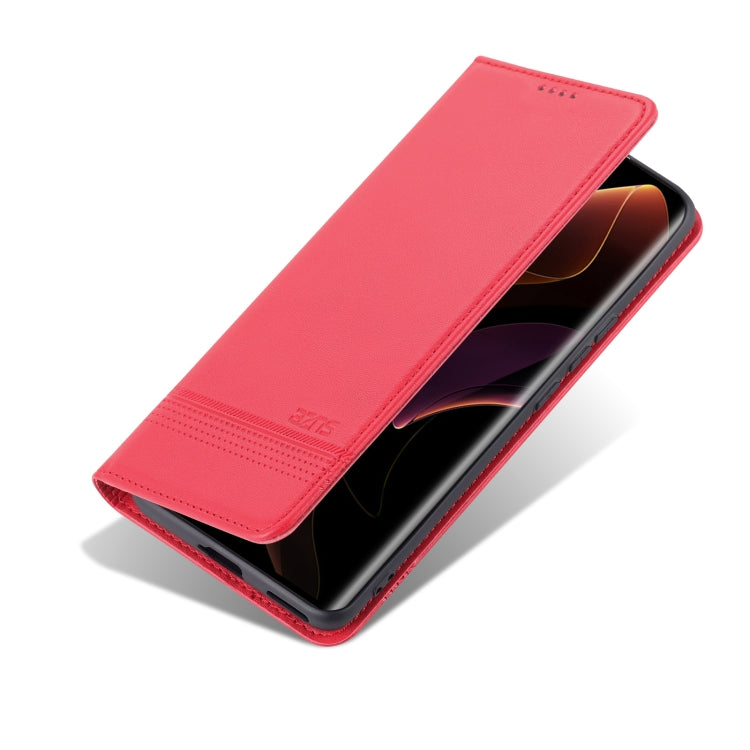 For Honor 60 AZNS Magnetic Calf Texture Horizontal Flip Leather Phone Case