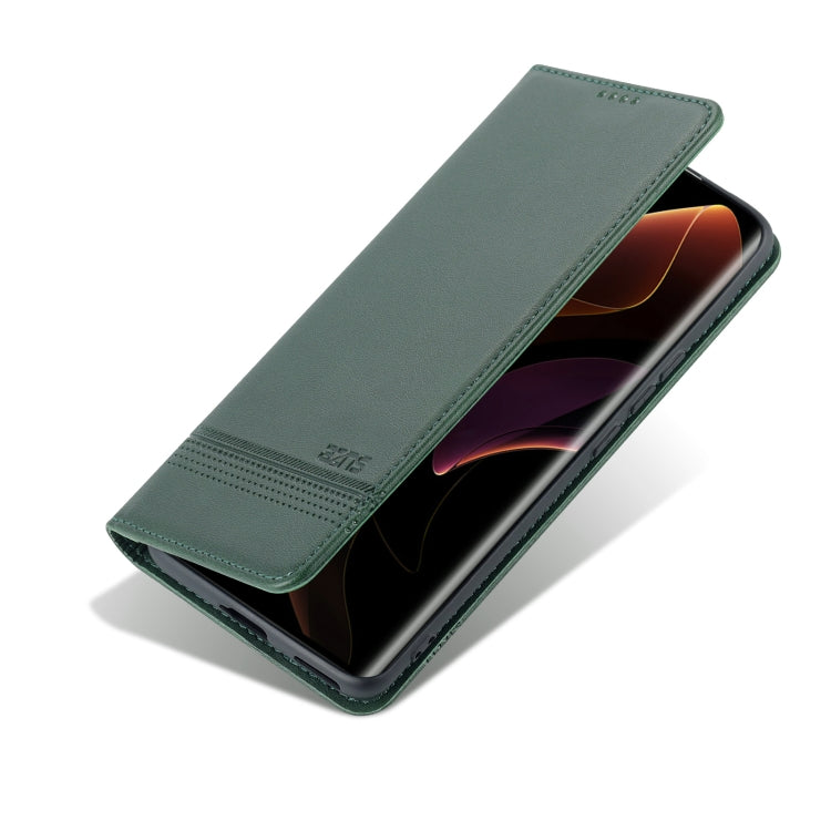 For Honor 60 AZNS Magnetic Calf Texture Horizontal Flip Leather Phone Case