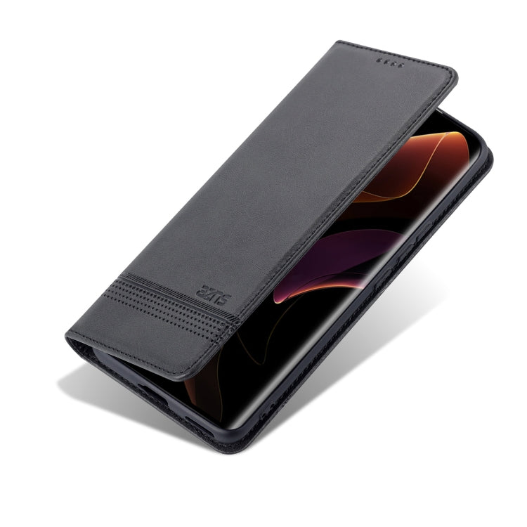 For Honor 60 Pro AZNS Magnetic Calf Texture Horizontal Flip Leather Phone Case