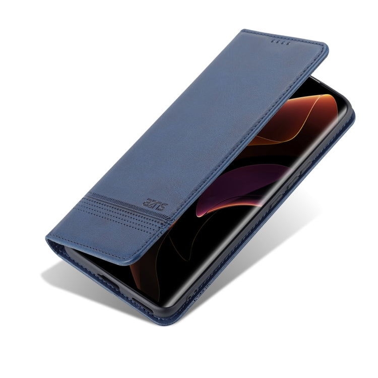 For Honor 60 Pro AZNS Magnetic Calf Texture Horizontal Flip Leather Phone Case