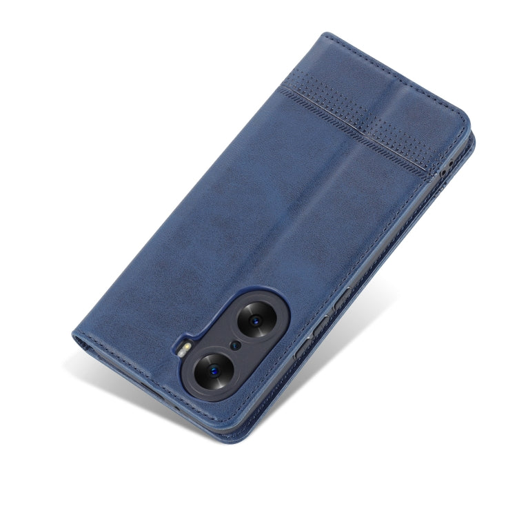 For Honor 60 Pro AZNS Magnetic Calf Texture Horizontal Flip Leather Phone Case