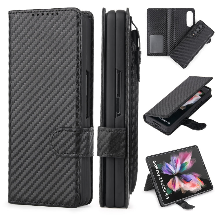 For Samsung Galaxy Z Fold3 5G 2 in 1 Split Folding Leather Phone Case