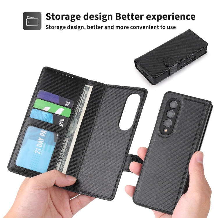 For Samsung Galaxy Z Fold3 5G 2 in 1 Split Folding Leather Phone Case