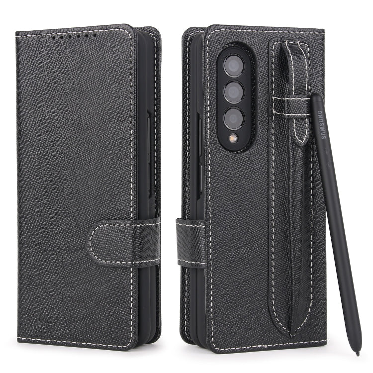 For Samsung Galaxy Z Fold3 5G 2 in 1 Split Folding Leather Phone Case