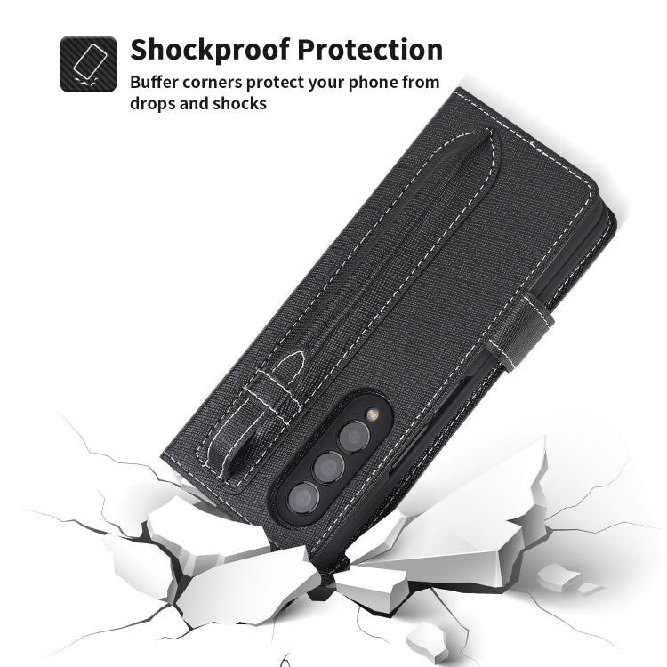 For Samsung Galaxy Z Fold3 5G 2 in 1 Split Folding Leather Phone Case