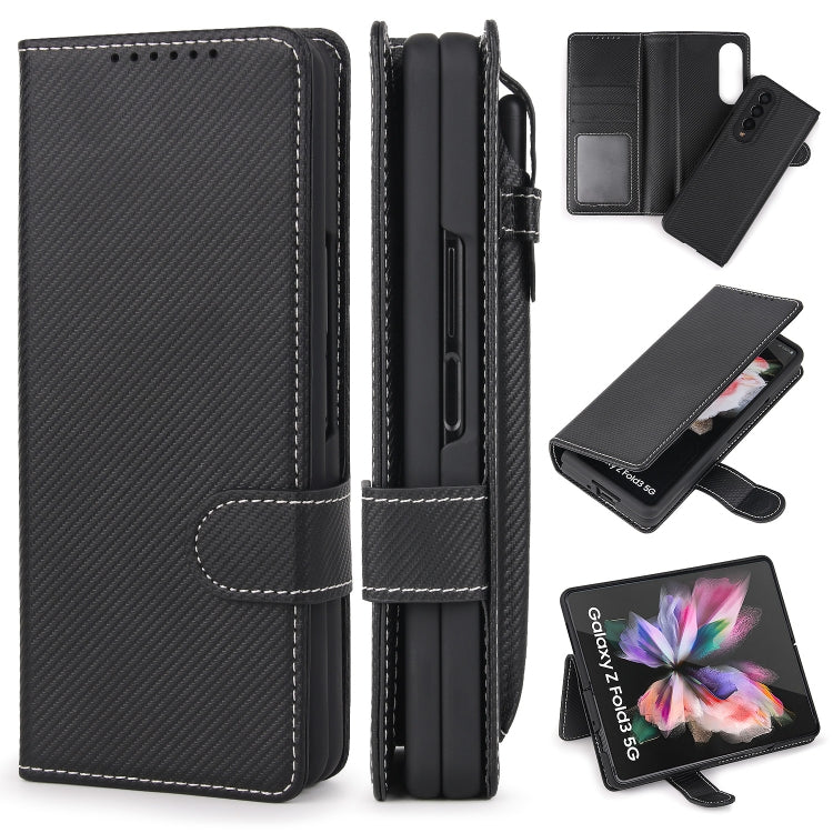 For Samsung Galaxy Z Fold3 5G 2 in 1 Split Folding Leather Phone Case