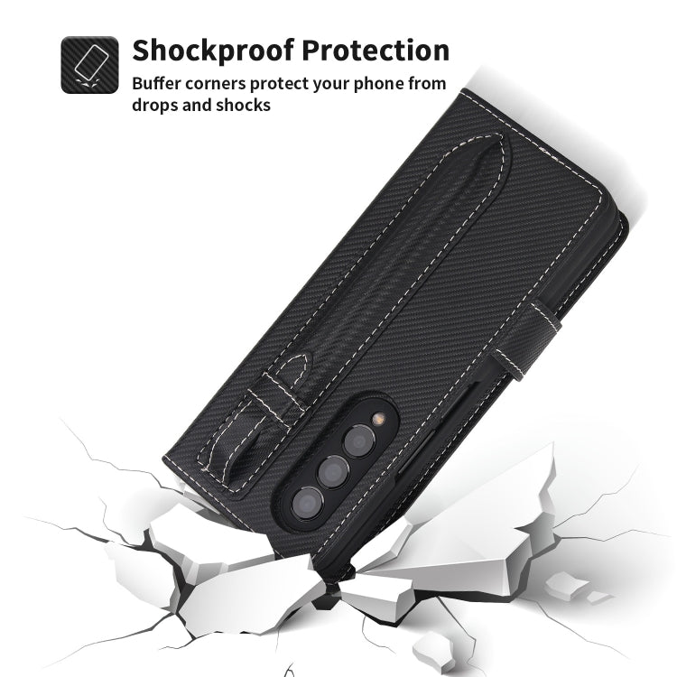 For Samsung Galaxy Z Fold3 5G 2 in 1 Split Folding Leather Phone Case