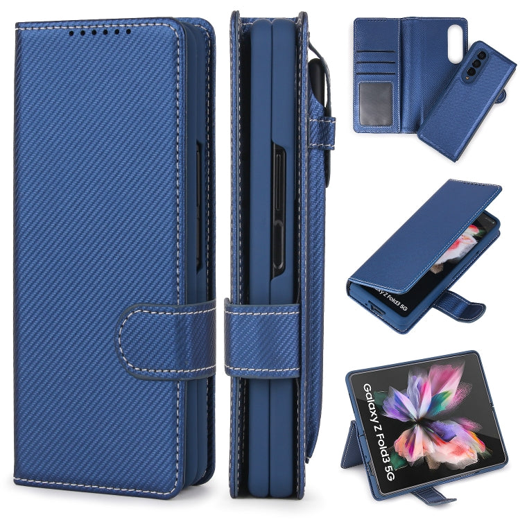 For Samsung Galaxy Z Fold3 5G 2 in 1 Split Folding Leather Phone Case