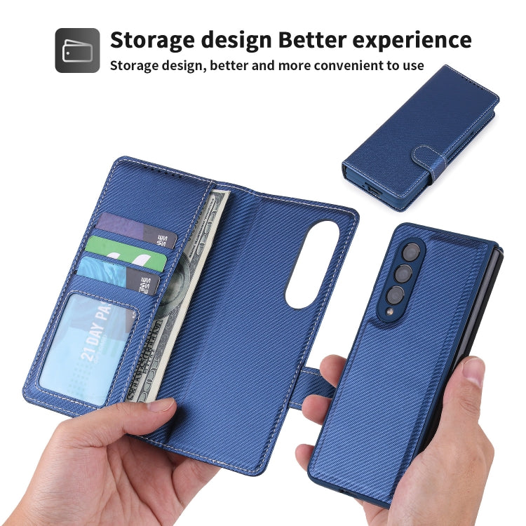 For Samsung Galaxy Z Fold3 5G 2 in 1 Split Folding Leather Phone Case