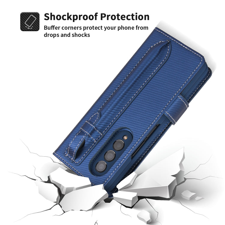 For Samsung Galaxy Z Fold3 5G 2 in 1 Split Folding Leather Phone Case