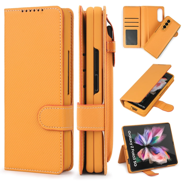 For Samsung Galaxy Z Fold3 5G 2 in 1 Split Folding Leather Phone Case