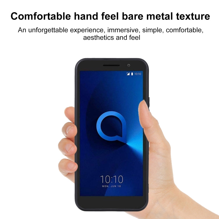 TPU Phone Case For Alcatel 1(Pudding Black)
