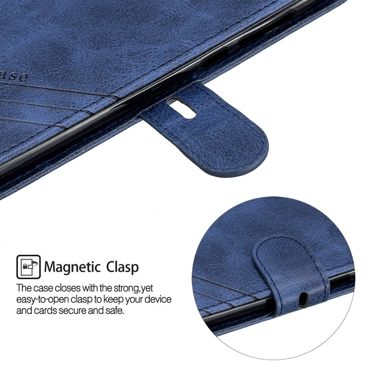 For Xiaomi Mi CC9 Stitching Style 2-Color Cow Texture Horizontal Flip PU Leather Case with Holder & Card Slot & Lanyard