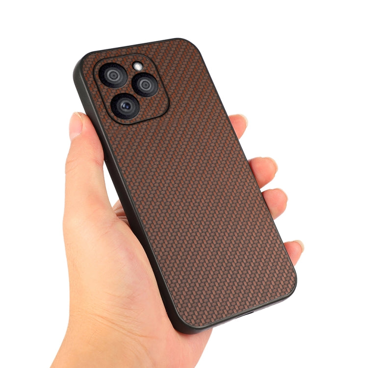 For Honor 60 SE Accurate Hole Carbon Fiber Texture Shockproof Phone Case