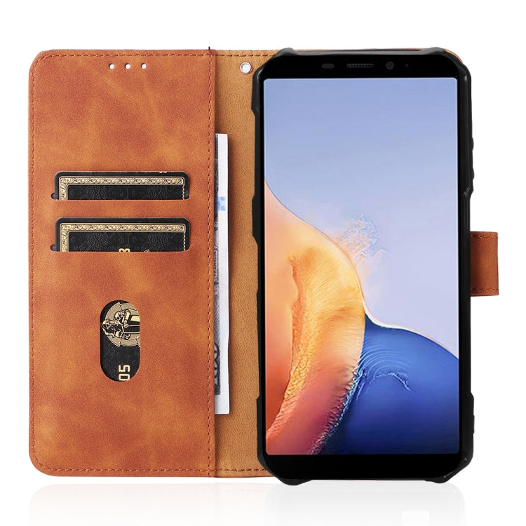 For Ulefone Armor X9 Skin Feel Magnetic Buckle Calf Texture PU Phone Case
