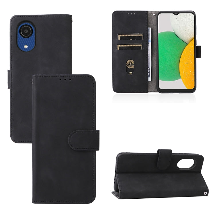 For Samsung Galaxy A03 Core Skin Feel Magnetic Buckle Calf Texture PU Phone Case