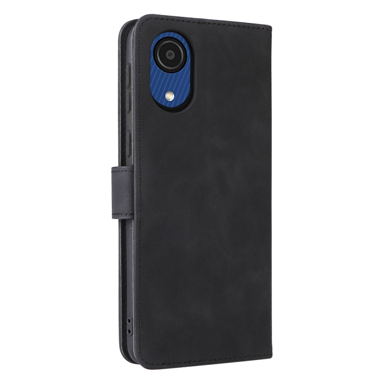 For Samsung Galaxy A03 Core Skin Feel Magnetic Buckle Calf Texture PU Phone Case