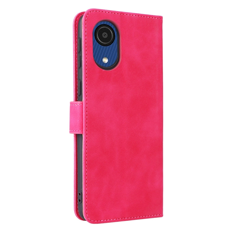 For Samsung Galaxy A03 Core Skin Feel Magnetic Buckle Calf Texture PU Phone Case