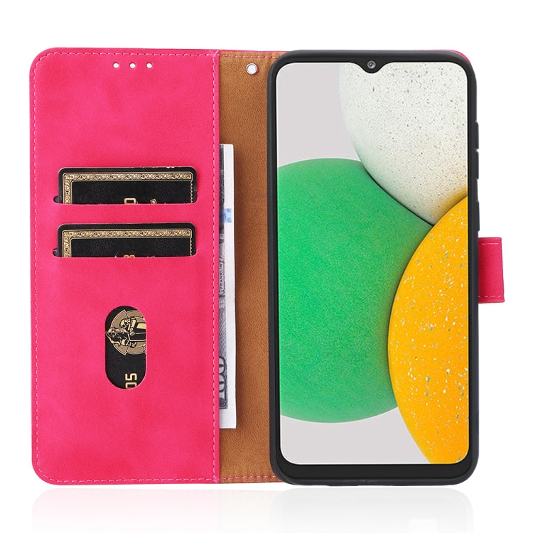 For Samsung Galaxy A03 Core Skin Feel Magnetic Buckle Calf Texture PU Phone Case