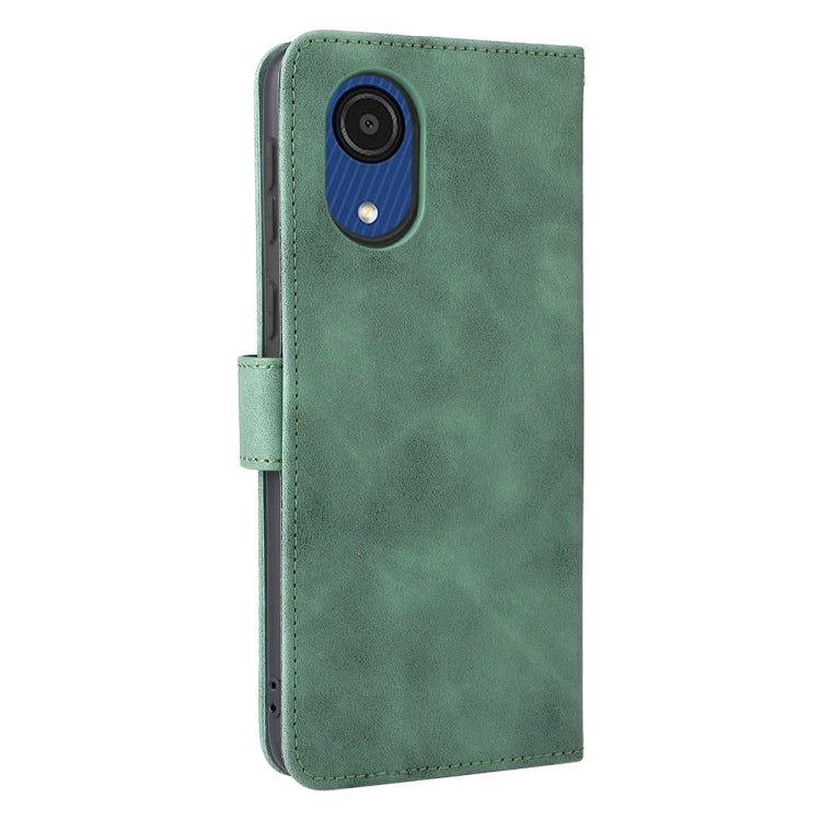 For Samsung Galaxy A03 Core Skin Feel Magnetic Buckle Calf Texture PU Phone Case