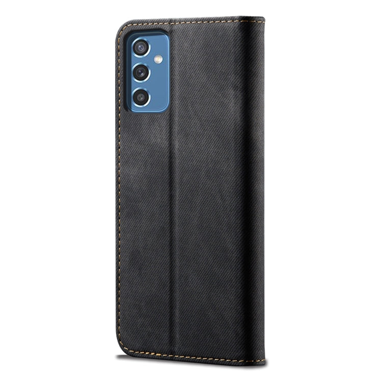 For Samsung Galaxy A13 5G/4G/A04/A04S Denim Texture Casual Style Leather Phone Case