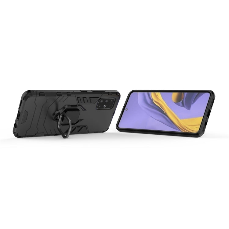 For Galaxy A51 Shockproof PC + TPU Protective Case with Magnetic Ring Holder