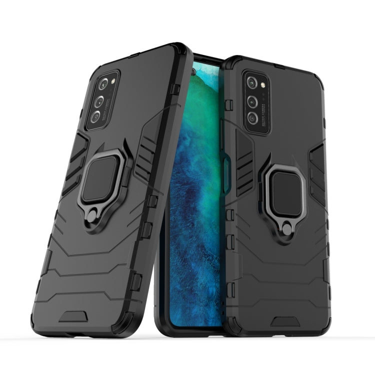 For Huawei Honor V30 Shockproof PC + TPU Protective Case with Magnetic Ring Holder