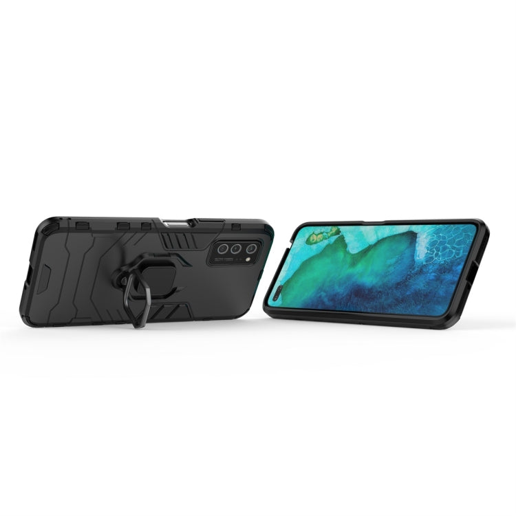 For Huawei Honor V30 Shockproof PC + TPU Protective Case with Magnetic Ring Holder