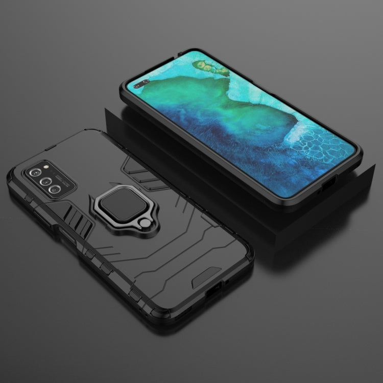 For Huawei Honor V30 Shockproof PC + TPU Protective Case with Magnetic Ring Holder