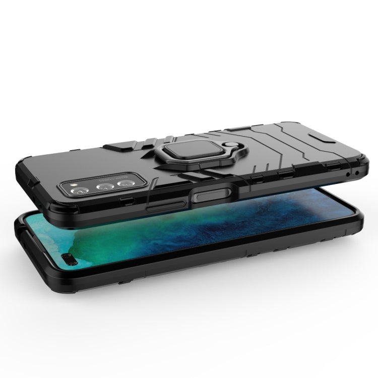 For Huawei Honor V30 Shockproof PC + TPU Protective Case with Magnetic Ring Holder