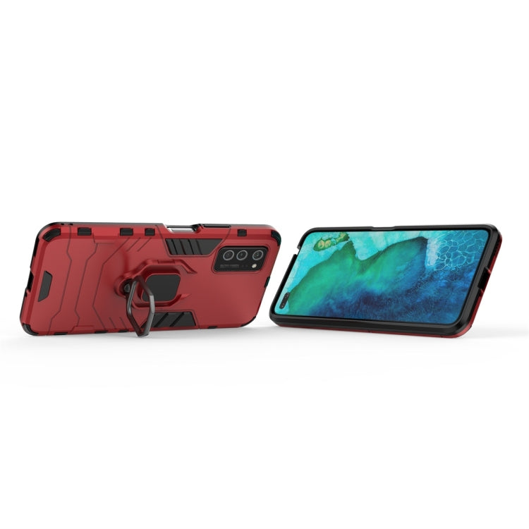 For Huawei Honor V30 Shockproof PC + TPU Protective Case with Magnetic Ring Holder
