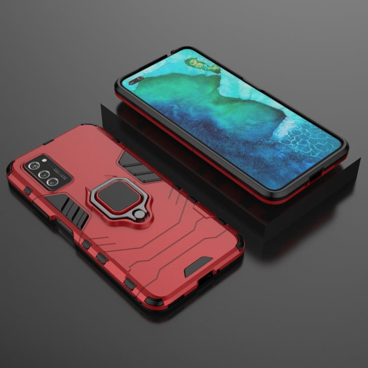 For Huawei Honor V30 Shockproof PC + TPU Protective Case with Magnetic Ring Holder