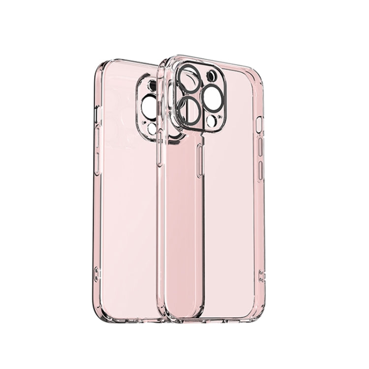 For iPhone 13 Crystal Shield Series TPU + Glass Phone Case