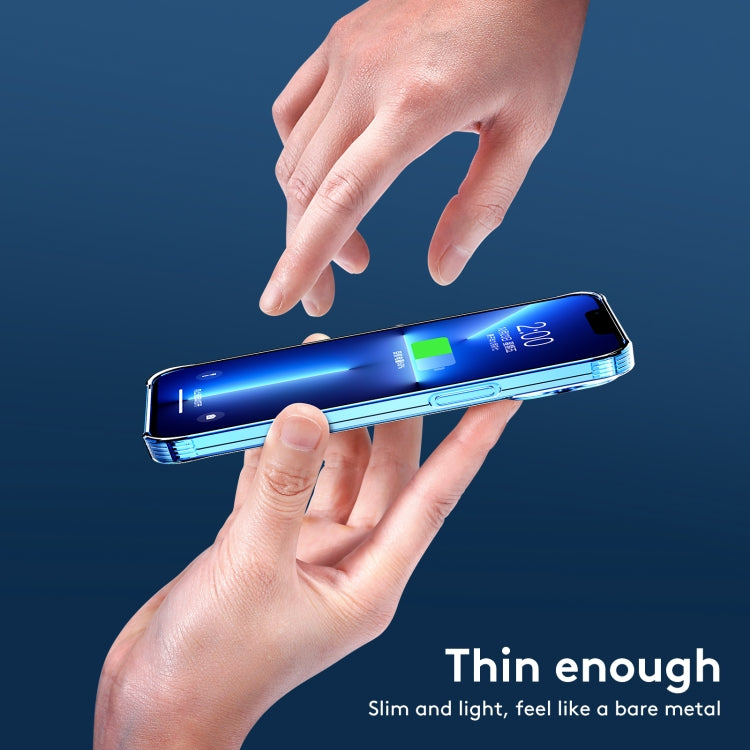 For iPhone 12 mini TPU + Tempered Glass Shockproof Phone Case (Transparent)