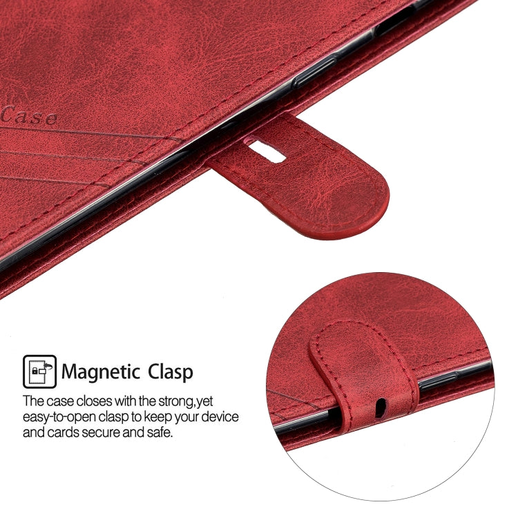 Stitching Style 2-Color Cow Texture Horizontal Flip PU Leather Case with Holder & Card Slot & Lanyard