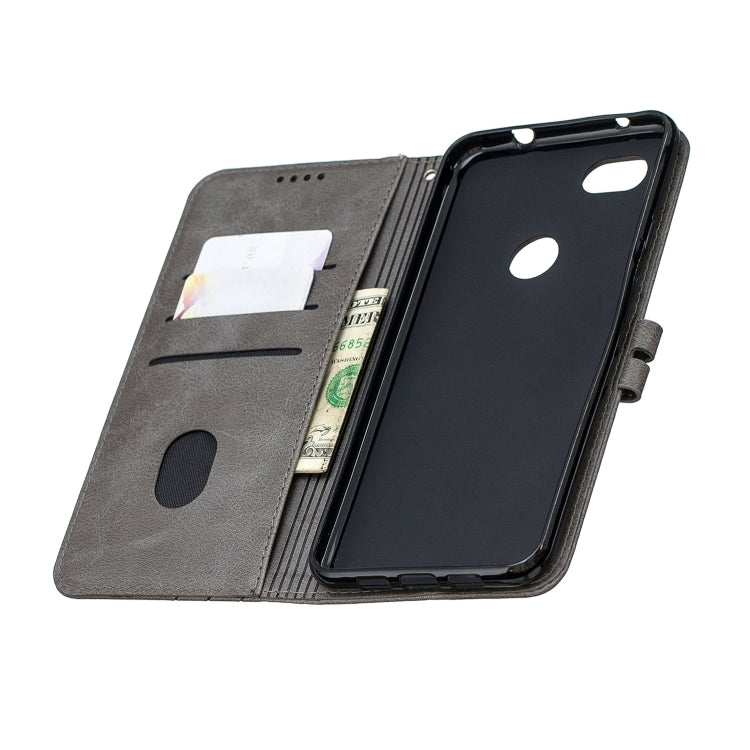 For Google Pixel 3A Stitching Style 2-Color Cow Texture Horizontal Flip PU Leather Case with Holder & Card Slot & Lanyard