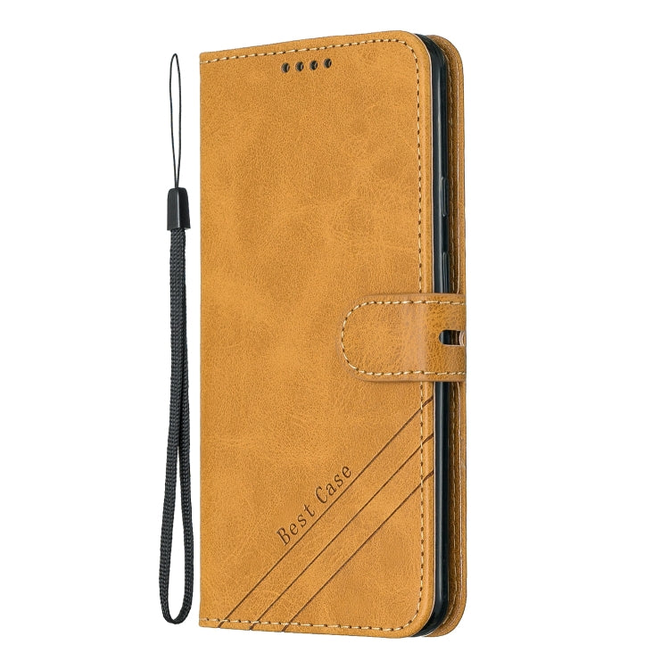 For Google Pixel 3A Stitching Style 2-Color Cow Texture Horizontal Flip PU Leather Case with Holder & Card Slot & Lanyard