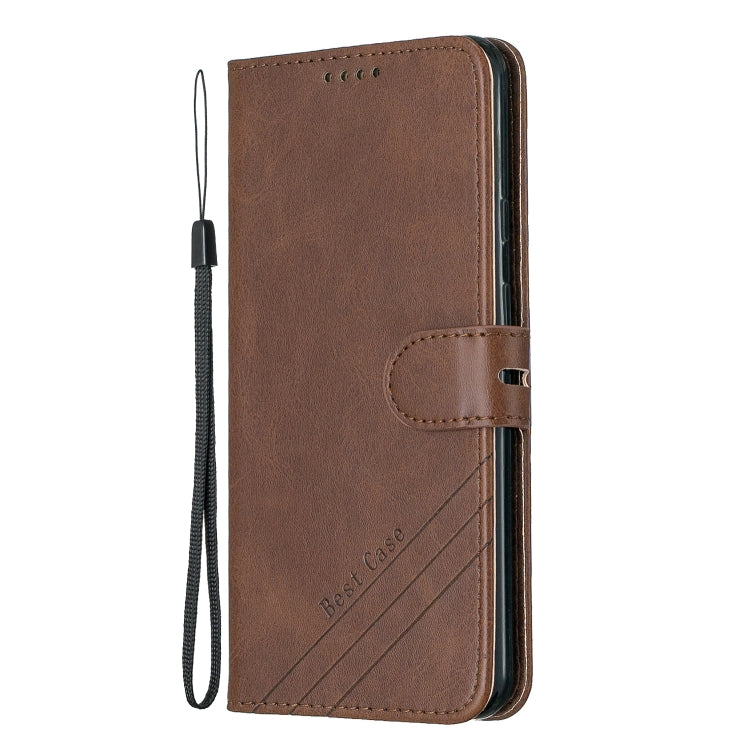 For Google Pixel 3A Stitching Style 2-Color Cow Texture Horizontal Flip PU Leather Case with Holder & Card Slot & Lanyard