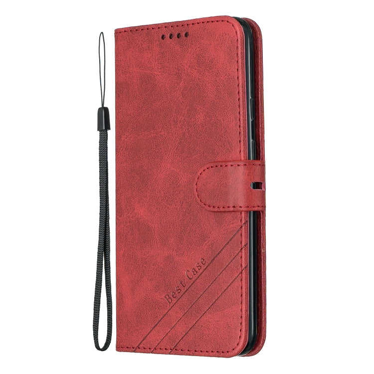 For Google Pixel 3A Stitching Style 2-Color Cow Texture Horizontal Flip PU Leather Case with Holder & Card Slot & Lanyard