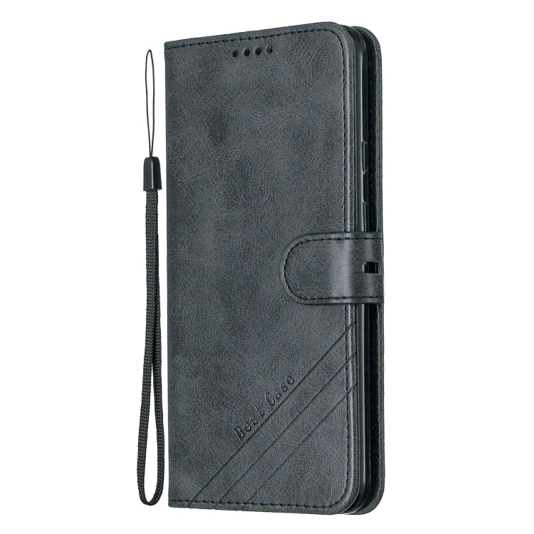 For Google Pixel 3A XL Stitching Style 2-Color Cow Texture Horizontal Flip PU Leather Case with Holder & Card Slot & Lanyard
