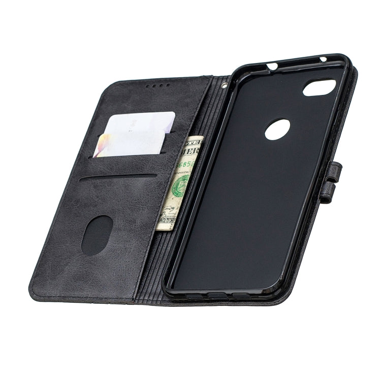 For Google Pixel 3A XL Stitching Style 2-Color Cow Texture Horizontal Flip PU Leather Case with Holder & Card Slot & Lanyard