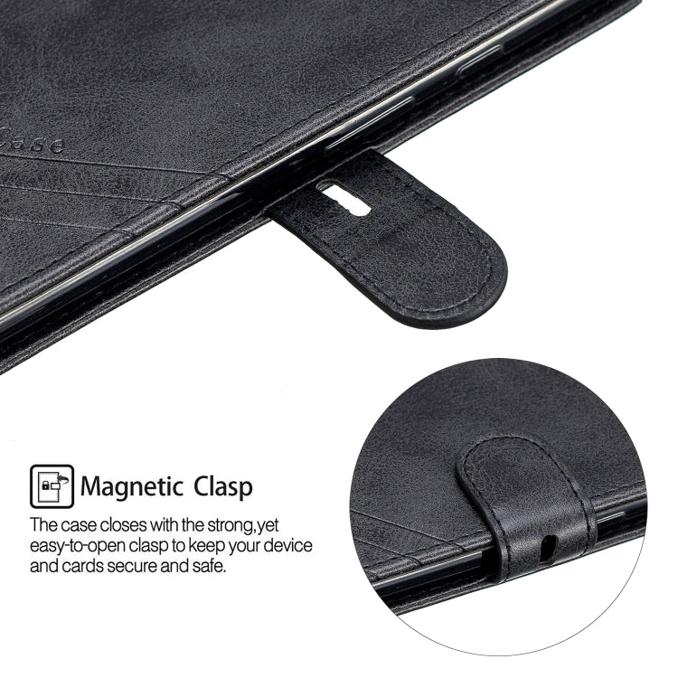 For Google Pixel 3A XL Stitching Style 2-Color Cow Texture Horizontal Flip PU Leather Case with Holder & Card Slot & Lanyard