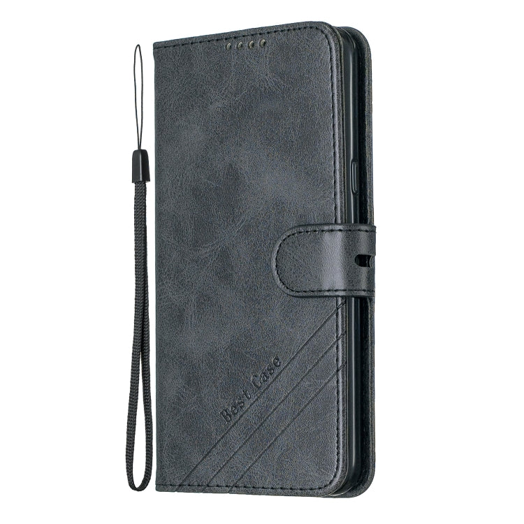 For LG G8 G8S Stitching Style 2-Color Cow Texture Horizontal Flip PU Leather Case with Holder & Card Slot & Lanyard