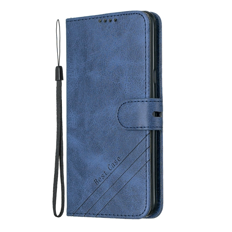 For LG G8 G8S Stitching Style 2-Color Cow Texture Horizontal Flip PU Leather Case with Holder & Card Slot & Lanyard