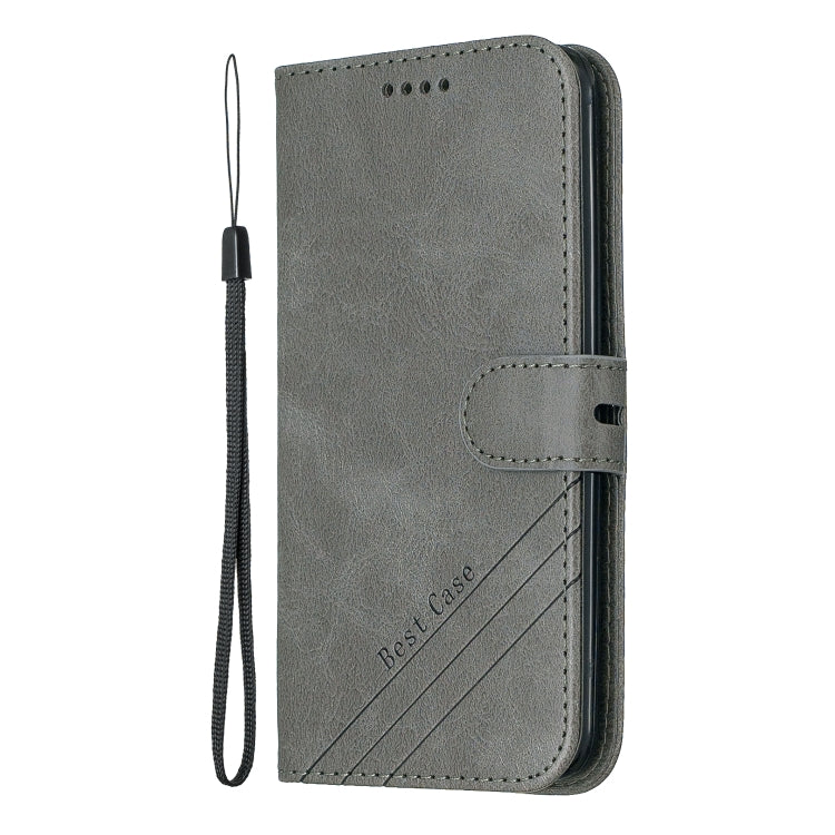 For LG K10 2017 Stitching Style 2-Color Cow Texture Horizontal Flip PU Leather Case with Holder & Card Slot & Lanyard